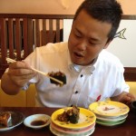 ■sushi屋でsushiを食べない男